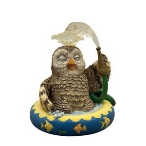 Lil Whoots Happy Owlidays Owl Summer Hamilton Collection Splashing Owl Around